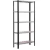 Image de Etagère Légère Sans Vis Simonhome Classic Mini 5/300 Antracite/galva Antracite/galva 1800x800x300 - Simonrack