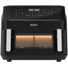 Image de Sogo Fre-ss-10895 Friteuse Double 10,5 L Autonome 2600 W Friteuse D’air Chaud Noir