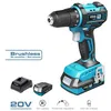 Image de Kit De Perceuse Sans Balais Koma Tools Pro Series Batterie 20v