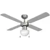 Image de Ventilateur De Plafond Avec Lumière Edm Caribe 50 W Chrome