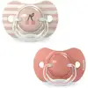 Image de Lot De 2 Sucettes Symétriques - Birdies - Sx Pro - 18 Mois Et Plus - Rose