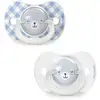 Image de Lot De 2 Sucettes Symétriques - Night&day Wild&free - Sx Pro - 0 A 6 Mois - Bleu