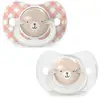 Image de Lot De 2 Sucettes Symétriques - Night&day Wild&free - Sx Pro - 6 A 18 Mois - Rose