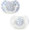 Image de Lot De 2 Sucettes Symétriques - Night&day Wild&free - Sx Pro - 6 A 18 Mois - Bleu