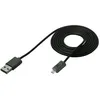 Image de MUVIT SPRING Câble Droit USB MICRO USB 2.1A CHARGE ET SYNC 3M Noir