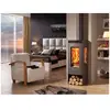 Image de Poele a bois panadero alba ecodesign 9 kw noir acier pour buches 50 cm 18050