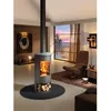 Image de Poêle à bois - PANADERO - Sydney Ecodesign - 74 kw - Bûches 50 cm