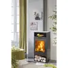 Image de Poele a bois panadero nijar 6 3 kw noir acier 18714