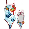 Image de Maillot de bain de natation Turbo Carpa Japon bretelles fines femme - L