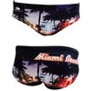 Image de Maillot de bain water-polo Turbo Miami Beach - Noir - Coutures chargées - Rembourrage complet
