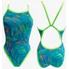 Image de Maillot de bain de natation Turbo Banano Revolution bretelles fines vert femme - L