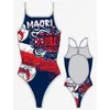 Image de Maillot de bain de natation Turbo Maori Flag bretelles fines femme - L