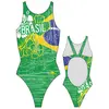 Image de Maillot de bain de natation Turbo Brasil Vintage bretelles larges femme - S
