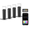 Image de Balises LED - Ksix - Lot de 4 - Couleurs - IP65 - Connectivité Wi-Fi