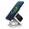 Image de Cargador Inalámbrico - KSIX - Cube 3 en 1 - Charge 15W - Compatible Apple Watch et AirPods - Blanc