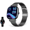 Image de Montre Connectee Ksix Iria Noire 1,7" Avec 2 Bracelets (metal + Silicone)