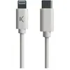 Image de Câble Usb-c Vers Lightning Ksix Mfi (1 M) Blanc