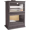 Image de FM Poêle à bois en acier CH-9 11kW avec four inox