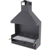Image de Barbecue bois et charbon - FM CALEFACCION - 100 cm - À poser ou encastrer - Grille inox réglable