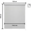 Image de Store Enrouleur Occultant Blackout - Easydeco - Gris - 120 x 190 cm