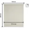 Image de Store enrouleur Translucide Daylight - Easydeco - Écru - 135 x 250 cm