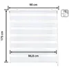 Image de Store enrouleur jour et nuit - Easydeco - Blanc - 90 x 175 cm