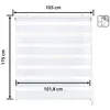 Image de Store enrouleur jour et nuit - Easydeco - Blanc - 105 x 175 cm