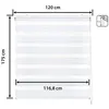 Image de Store enrouleur jour et nuit - Easydeco - Blanc - 120 x 175 cm