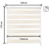 Image de Store enrouleur jour et nuit - Easydeco - Lin - 120 x 175 cm