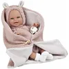 Image de Poupée Babyto avec couverture - Arias - 35 cm - Corps souple - Extrémités en vinyle - Multicolore - 56 unités - Moderne