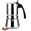 Image de Cafetière Italienne Fagor Acier Inoxydable 18/10 Chrome (10 Tasses) - Noir Design Moderne