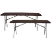 Image de Pack De 2 Tables Pliantes 180cm Rectangulaire Restauration Thinia Home