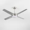 Image de Ventilateur de Plafond avec Lumière 4 Pales 56W 6 Vitesses Montana Silver Dayron - 7H DAYRON - Blanc - LED