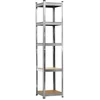 Image de Etagère Modulable Avec 5 Tablettes Ajustables 180x40x40cm 175kg 7house