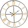 Image de Reloj De Pared Vintage Negro/bronce Ø60cm Thinia Home