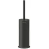 Image de Brosse WC et support en acier inoxydable noir mat