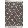 Image de Tapis shaggy ethnique gris, 120 x 170 cm 43779