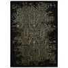 Image de Tapis oriental noir et or, 140 x 200 cm 44620
