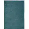 Image de Tapis shaggy uni intérieur bleu, 60 x 120 cm ATLAS