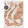 Image de Tapis antidérapant abstrait orange, 160 x 230 cm 49987
