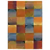 Image de Tapis géométrique intérieur multicolore, 140 x 200 cm SYBIL