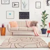 Image de Tapis ATTICGO géométrique 80 x 150 cm BERUTI 12923 beige / cuivre