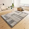 Image de Tapis ATTICGO shaggy géométrique 160 x 230 cm HELIA 8816 argent