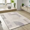 Image de Tapis ATTICGO géométrique 80 x 150 cm PORTO 12917 beige / gris