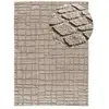 Image de Tapis scandinave à relief taupe, 126 x 190 cm 51021
