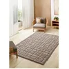 Image de Tapis ATTICGO scandinave avec relief 152 x 235 cm JUNO 13 taupe