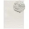 Image de Tapis scandinave à relief blanc, 126 x 190 cm 51029