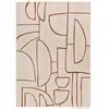 Image de Tapis géométrique rouille et beige, 200 x 290 cm 51106