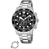 Image de Montre - Lotus - 18756/3 - Acier - Cadran noir - Chronographe - 10 ATM
