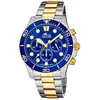 Image de Montre - Lotus - 18757/1 - Acier bicolore - Cadran bleu - Étanchéité 10 ATM